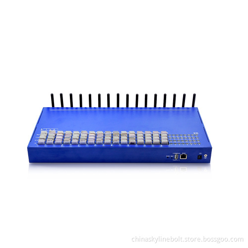 Hot sale 16 port SMS gateway with 128 SIMs / Goip 16 port gsm gateway